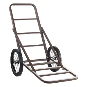 VEVOR Game Carts for Hunting, 300 LBS Deer Cart Game Hauler, Hawk Crawler, Hawk Hunting, All Terrain Folding Cart, Deer Hauling, Heavy-Duty Utility Gear Dolly for Hunting Fishing Hiking