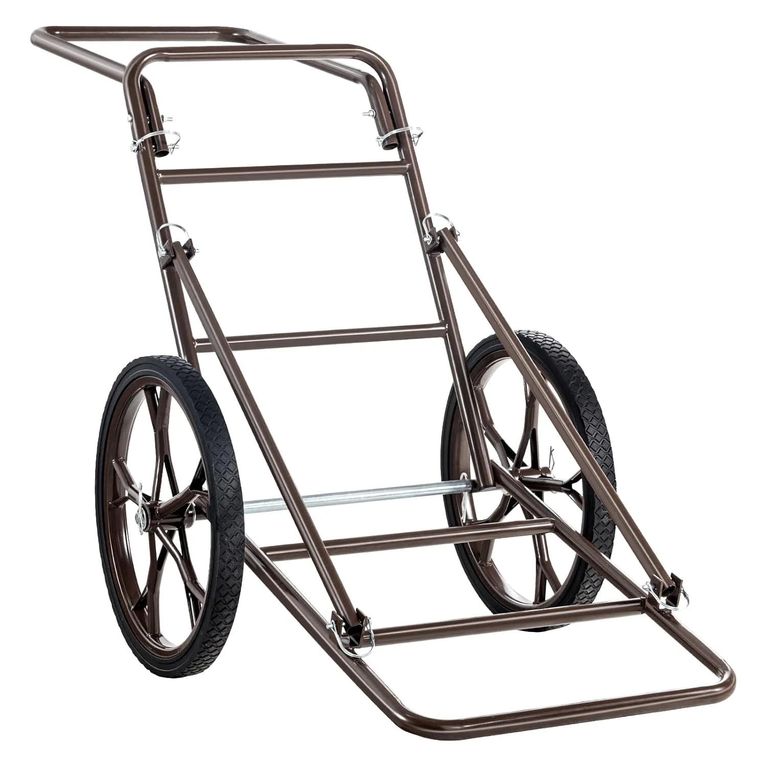 VEVOR Game Carts for Hunting, 500 LBS Deer Cart Game Hauler, Hawk Crawler Deer Cart, Hawk Hunting, All Terrain Folding Cart, Deer Hauling Cart, Heavy-Duty Utility Gear Dolly for Hunting Fishing Hiking