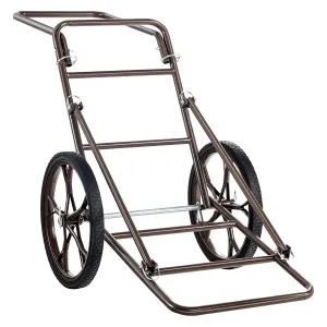 VEVOR Game Carts for Hunting, 500 LBS Deer Cart Game Hauler, Hawk Crawler Deer Cart, Hawk Hunting, All Terrain Folding Cart, Deer Hauling Cart, Heavy-Duty Utility Gear Dolly for Hunting Fishing Hiking