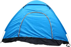VICASKY Portable Rainproof Camping Tent for People Lightweight Outdoor Beach Canopy Breathable Sun Shade Easy Setup for Camping Hiking Fishing Activities Blue