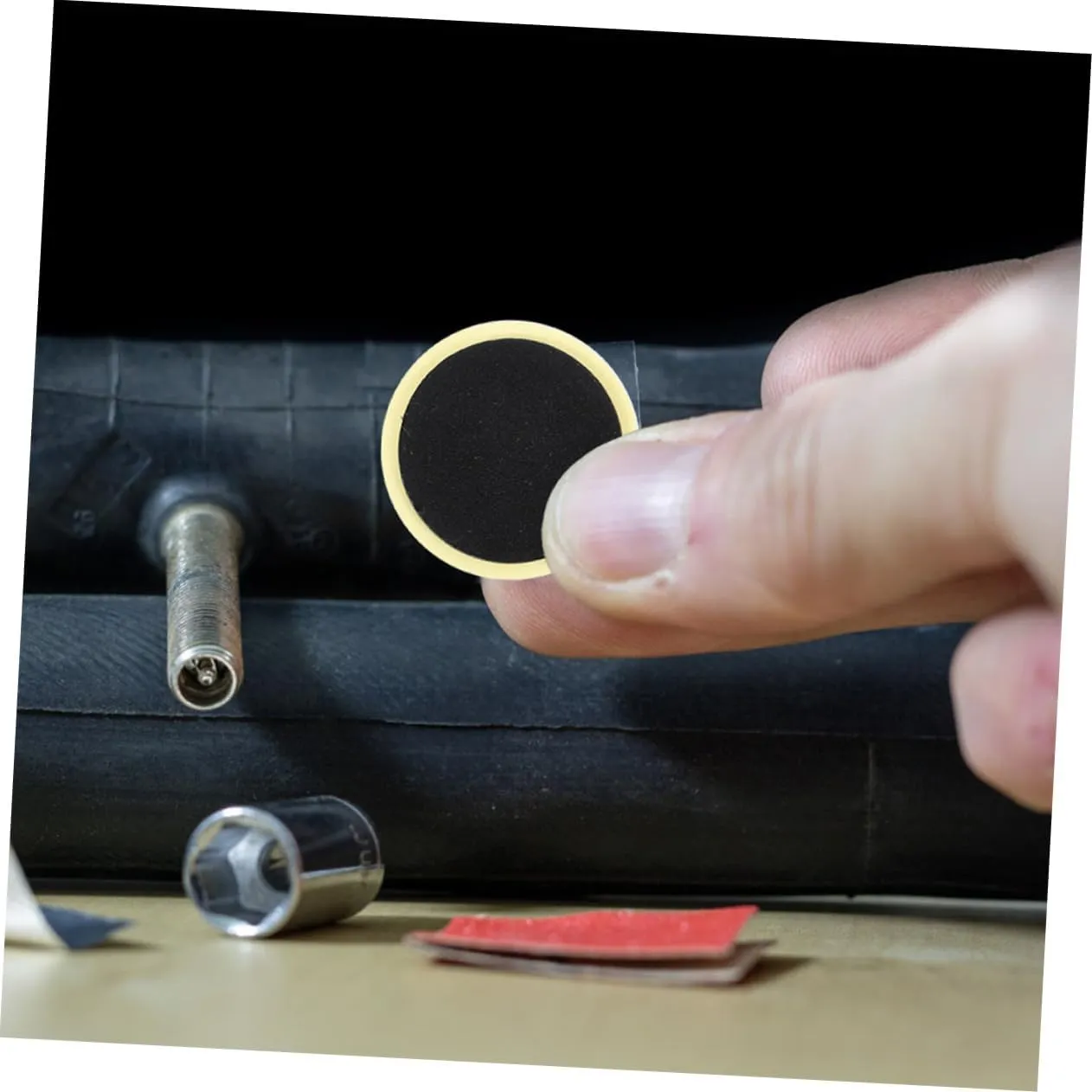 VICASKY Versatile Bike Tire Re Kit Patch for Easy Tire Maintenance Portable Tool for Quick Re Road Trail