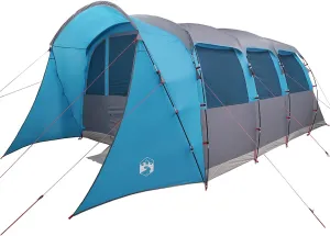 vidaXL 8 Person Outdoor Camping Tent | UV Resistant Water Easy Setup Portable Zipper Closure for Groups Ideal Festivals Summer Adventures Family Group Spacious