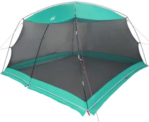 vidaXL Round Outdoor Camping Tent for 4 People | Sea Green UV Resistant Water Collapsible Design Easy Setup Spacious Interior Perfect Family and Friends Adventures Portable Shelter Seagreen