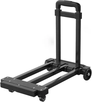 VIORED Shopping Cart Foldable Wheeled Grocery Cart Retractable Luggage Cart Portable Pull Cargo Small Trailer Suitable for Travel Camping Climbing Grocery Trolley