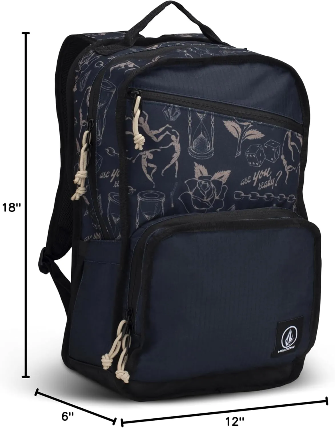 Volcom Men's Hardbound Backpack, Navy, One Size