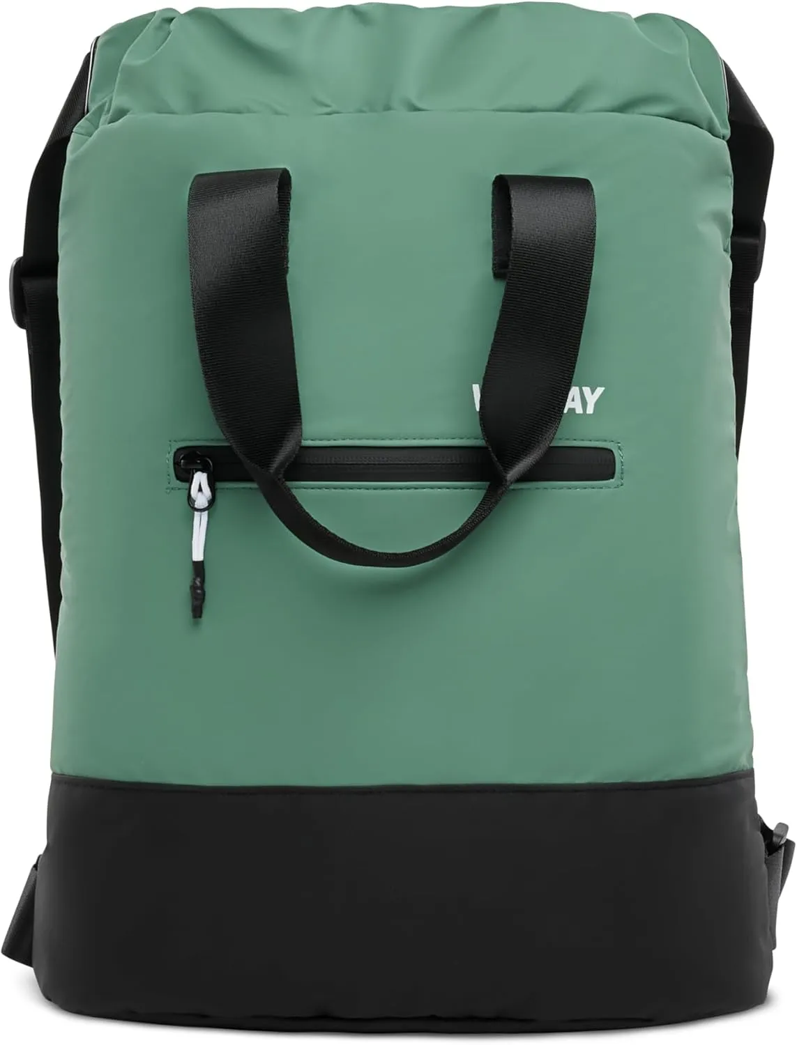 VOORAY 23L Flex Cinch Drawstring Backpack, Sage – Lightweight Travel Bag, Sports Gym Backpack for Women & Men, Weekender Bag
