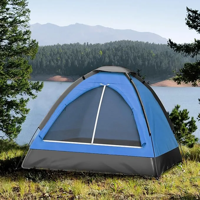 Wakeman Tents Wakeman Outdoors Camping Tent with Rain Fly and Carrying Bag