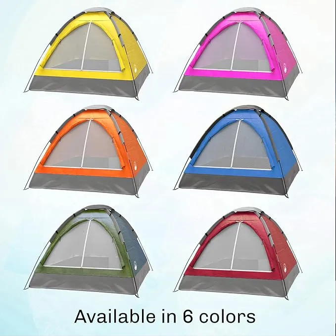Wakeman Tents Wakeman Outdoors Camping Tent with Rain Fly and Carrying Bag