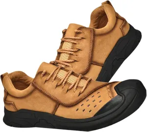 Walking Shoes Mens Hiking Shoes Trekking Hiking Shoes Comfortable Outdoor Leather Shoes