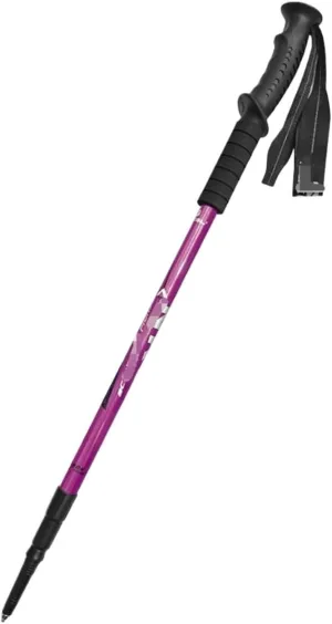 Walking Stick Hiking Poles Outdoor Trekking Poles Walking Poles Mountain Climbing Telescopic Lightweight Aluminum Alloy Hiking Gear Trekking Poles