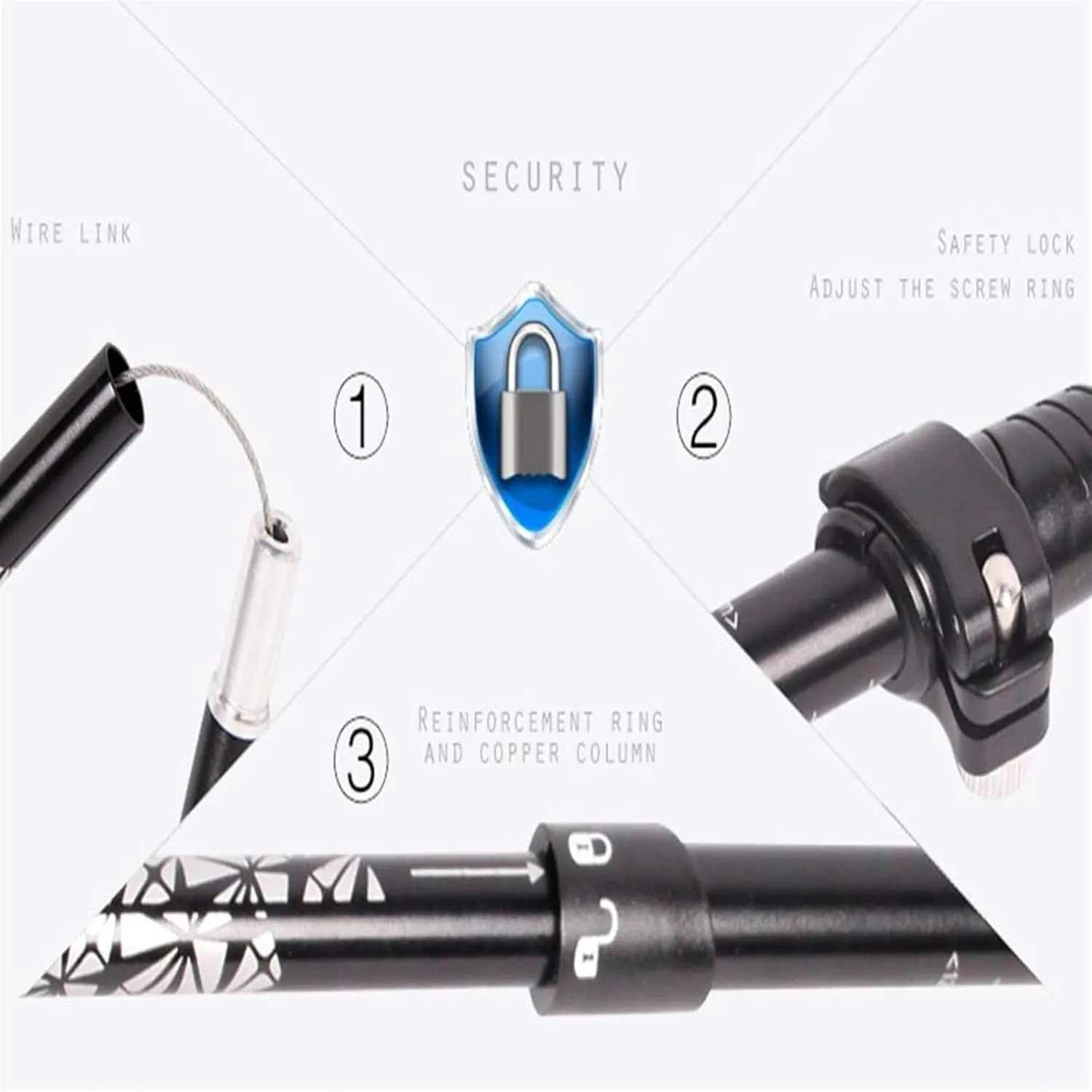 Walking Stick Hiking Poles Trekking Poles Adjustable Aluminum Alloy Hiking Walking Sticks Lightweight with EVA Foam Handle Hiking Gear Trekking Poles