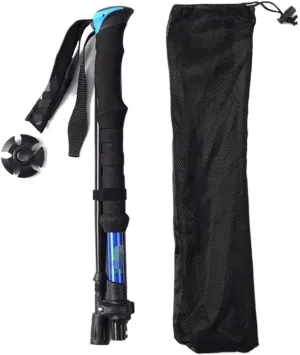 Walking Stick Hiking Poles Walking Trekking Poles Folding Adjustable Lightweight Aluminum Hiking Poles for Men Women Hiking Gear Trekking Poles