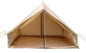 Wall Tent 320G Cotton Canvas/900D Oxford Cloth, Large Canvas Wall Tent Waterproof, The Right Shelter for Your Base Camp, Four Seasons Camping Tent fo