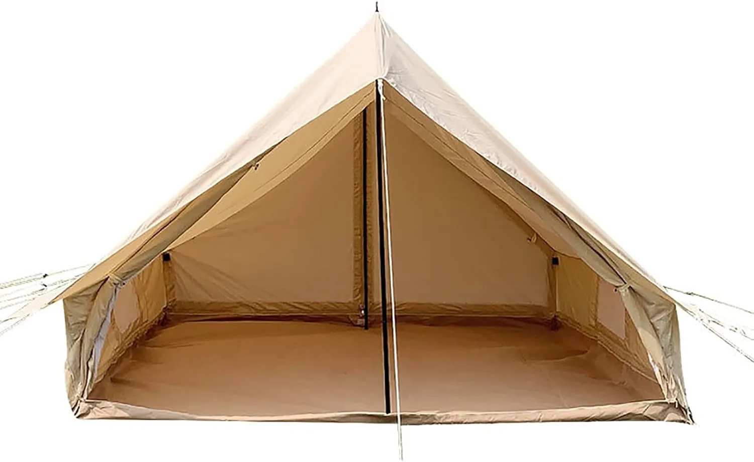 Wall Tent 320G Cotton Canvas/900D Oxford Cloth, Large Canvas Wall Tent Waterproof, The Right Shelter for Your Base Camp, Four Seasons Camping Tent for 6-8 People Outdoor Camping Hiking