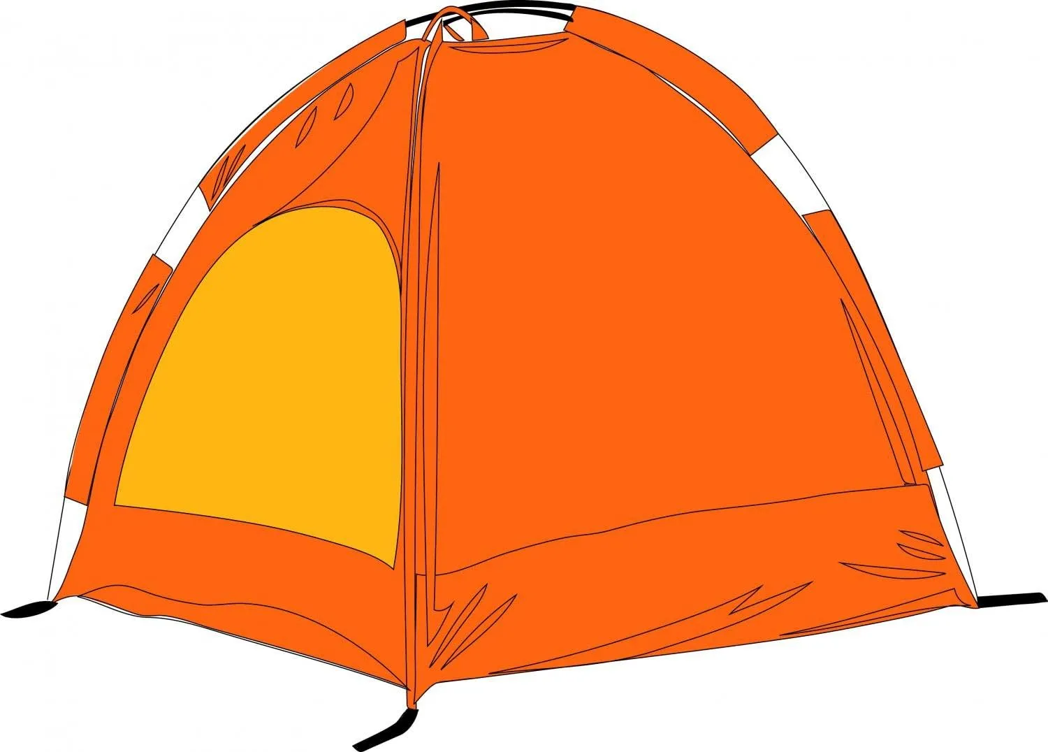 Wallmonkeys FOT-7853286-48 WM346578 Camping Tent Peel and Stick Wall Decals, 48" W x 34" H-Extra Large