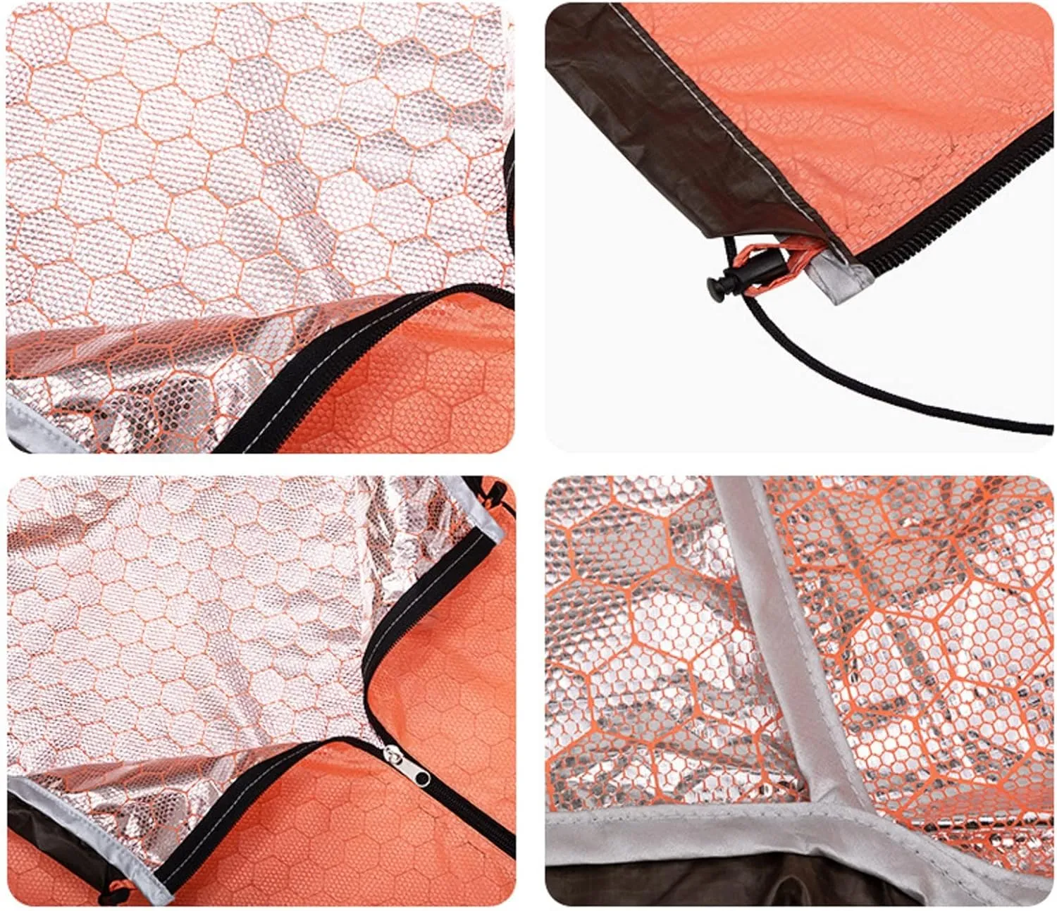 Waterproof Lightweight Emergency Survival Sleeping Bag Thermal Portable Sack Bivvy Bag for Outdoor Camping Hiking Adventure Activities