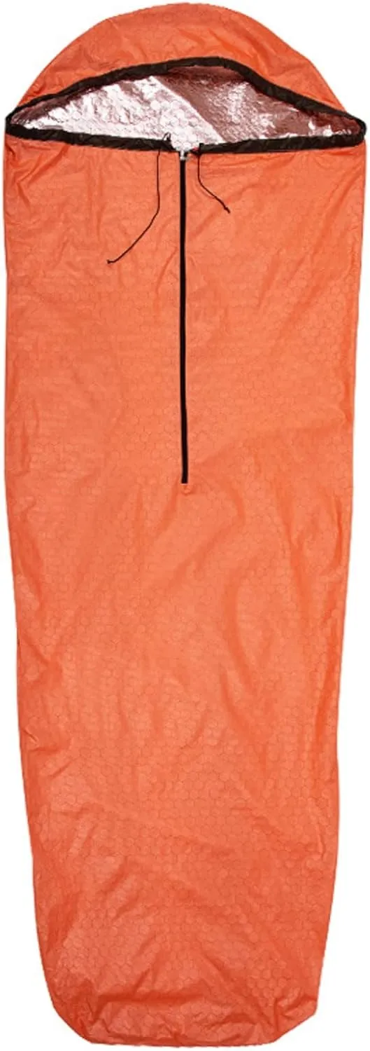 Waterproof Lightweight Emergency Survival Sleeping Bag Thermal Portable Sack Bivvy Bag for Outdoor Camping Hiking Adventure Activities