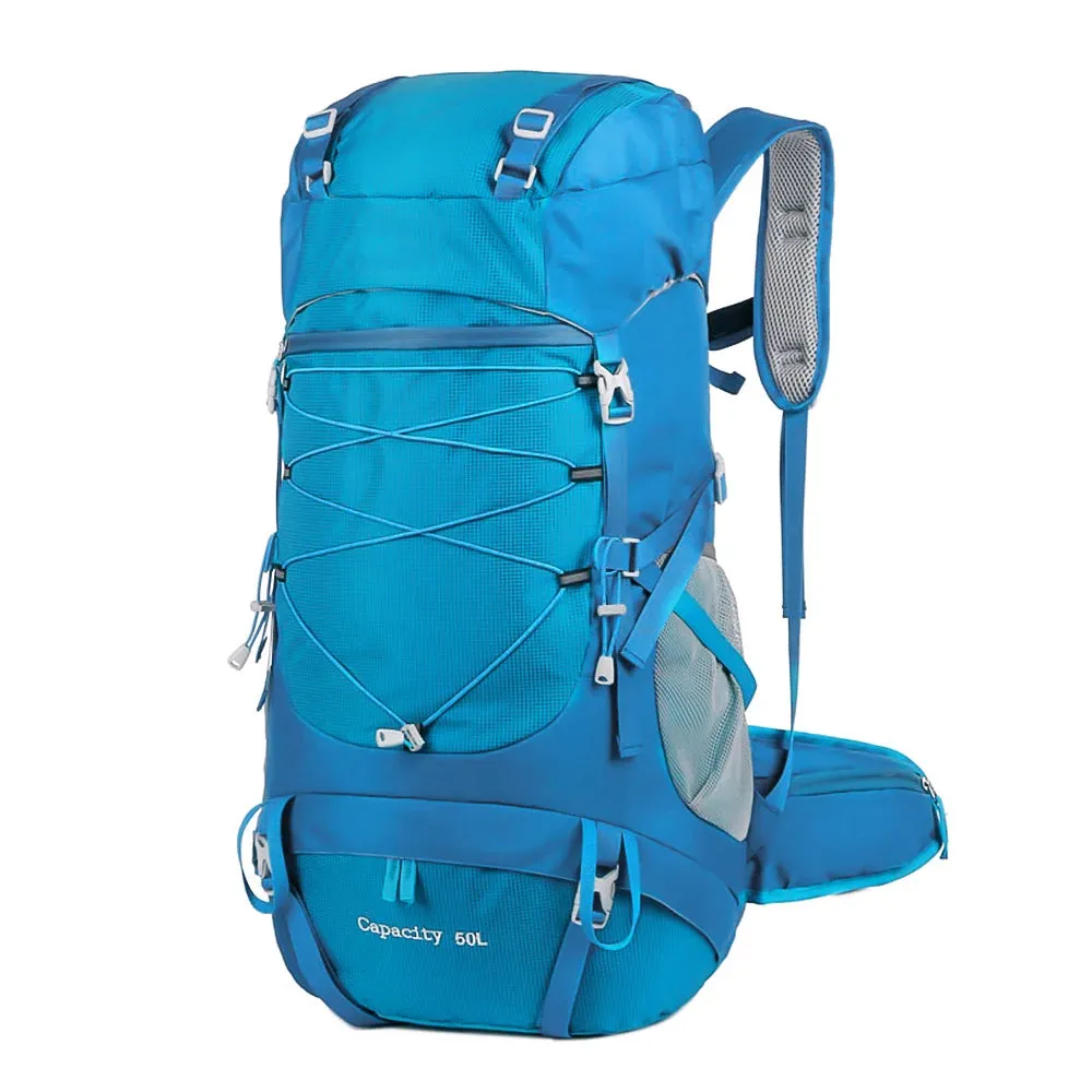 WESTTUNE 50L Hiking Backpack with Rain Cover – Durable Outdoor Rucksack for Trekking & Camping