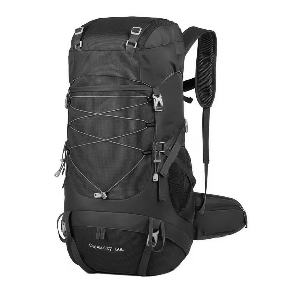 WESTTUNE 50L Hiking Backpack with Rain Cover – Durable Outdoor Rucksack for Trekking & Camping
