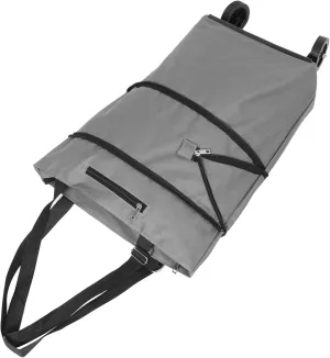 Wheeled Tote Bag Sturdy Grocery Cart with Wear Resistant Wheels for Shopping Travel and Everyday Use Space Saving Design and Capacity