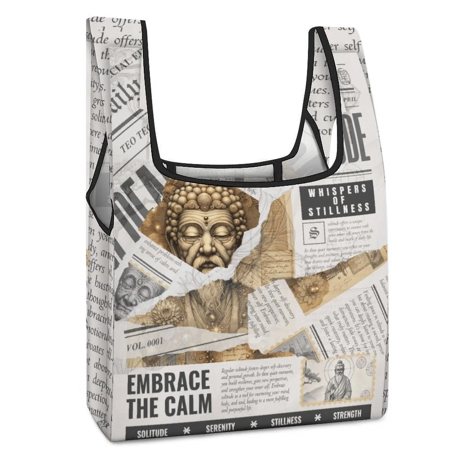 Whispers of Stillness - Reusable Tote Bag