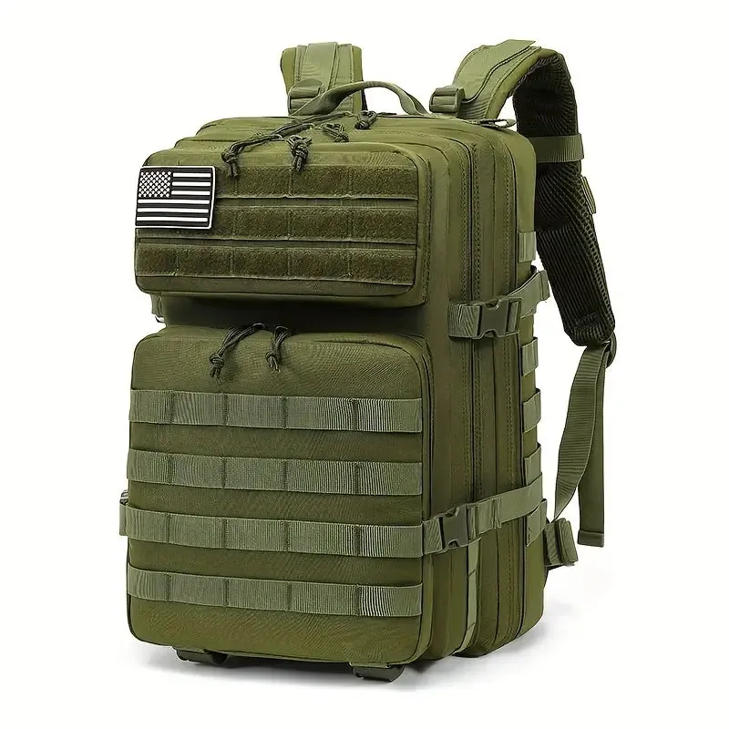 Wild West Patriot Trekker: 3-Day Molle Rucksack for Men & Women - USA Flag