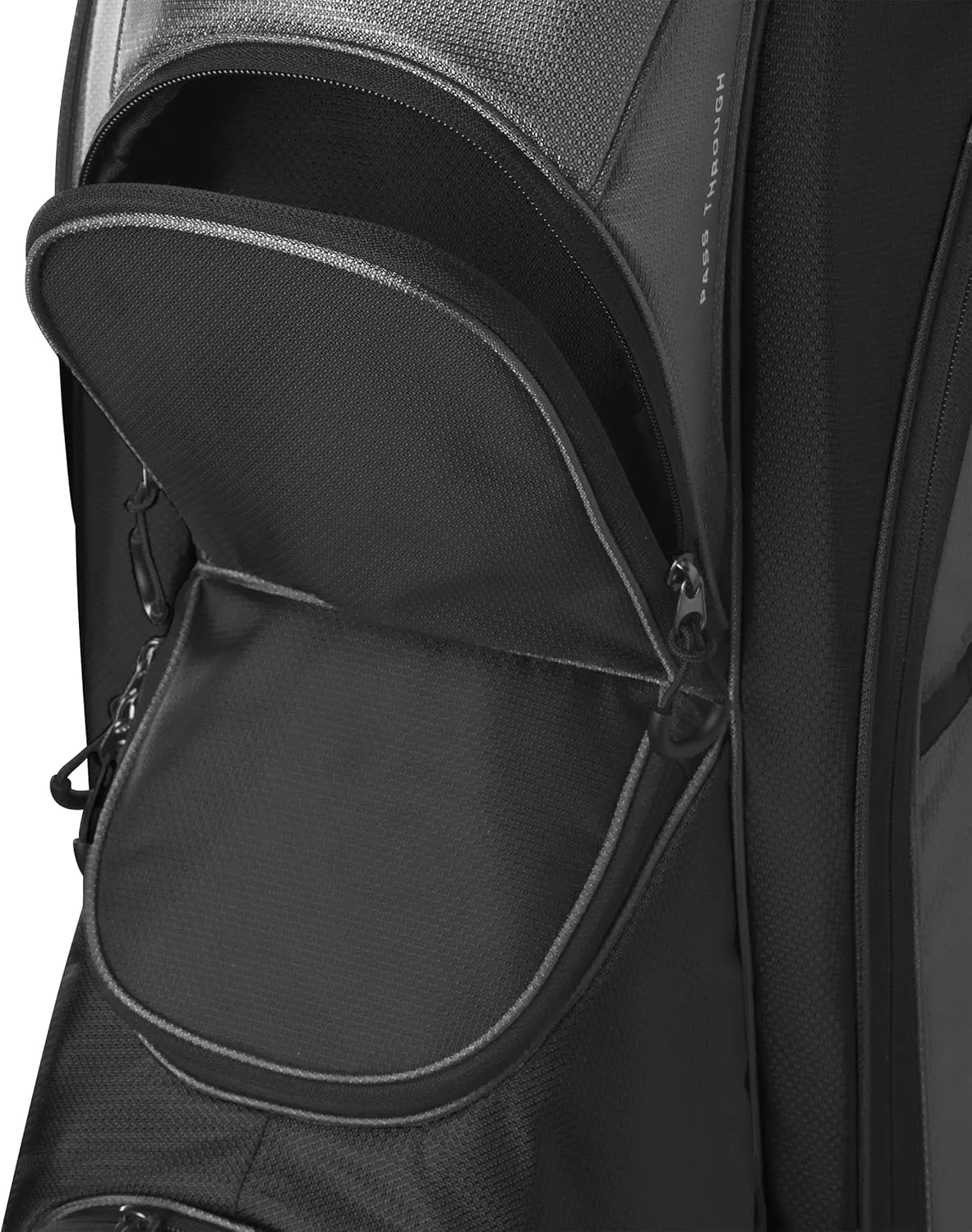 Wilson Feather Golf Cart Bag - Black/Grey/Red