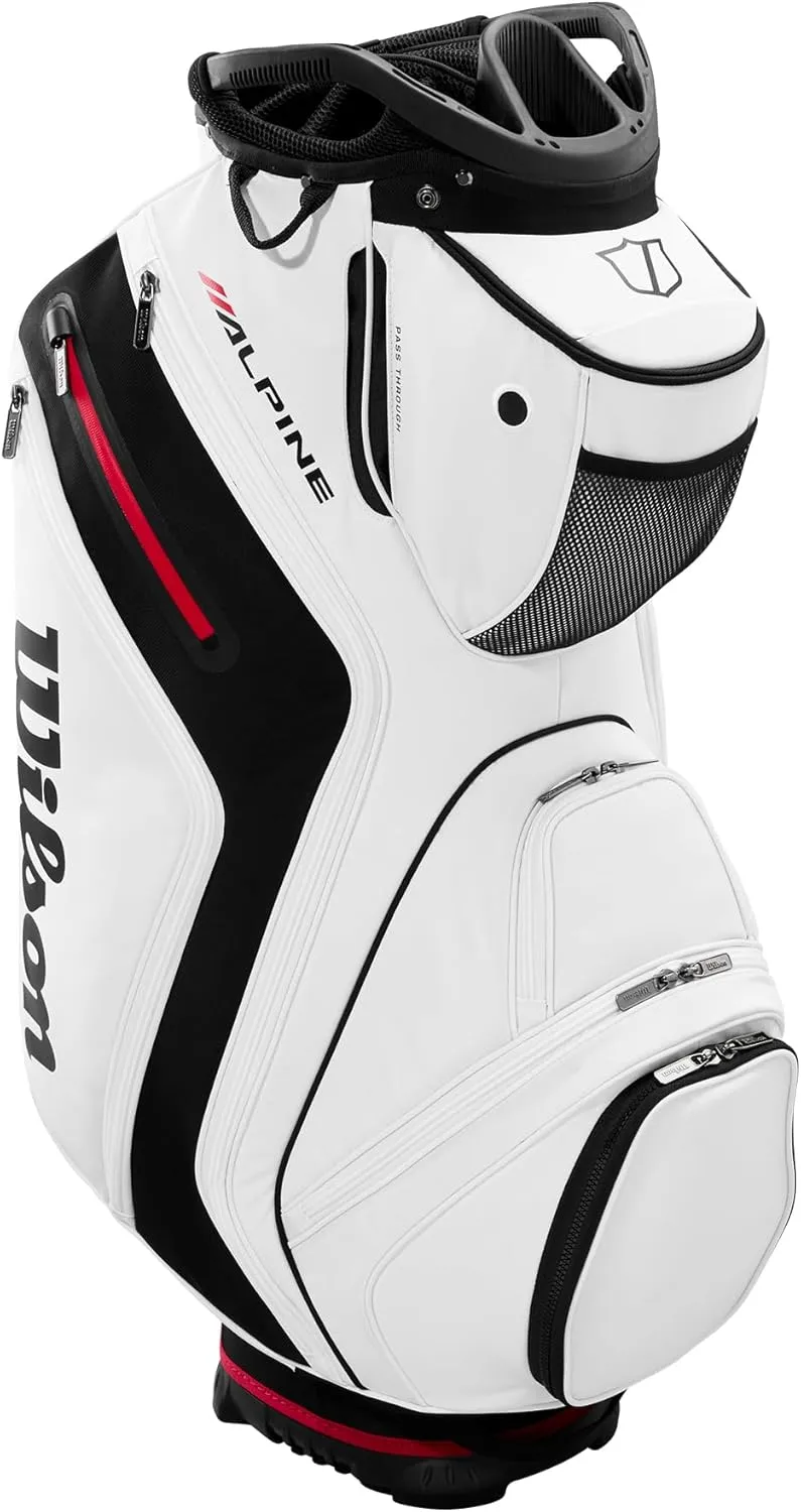 Wilson Staff Alpine Golf Cart Bag - White/Black