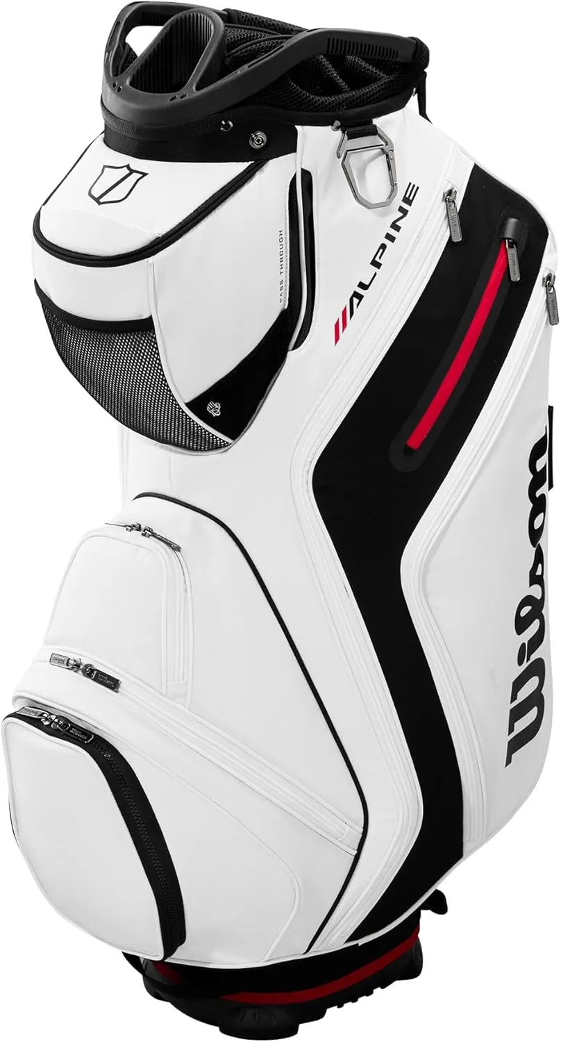 Wilson Staff Alpine Golf Cart Bag - White/Black