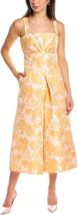 Womens Ingrid Jumpsuit, 2, Yellow
