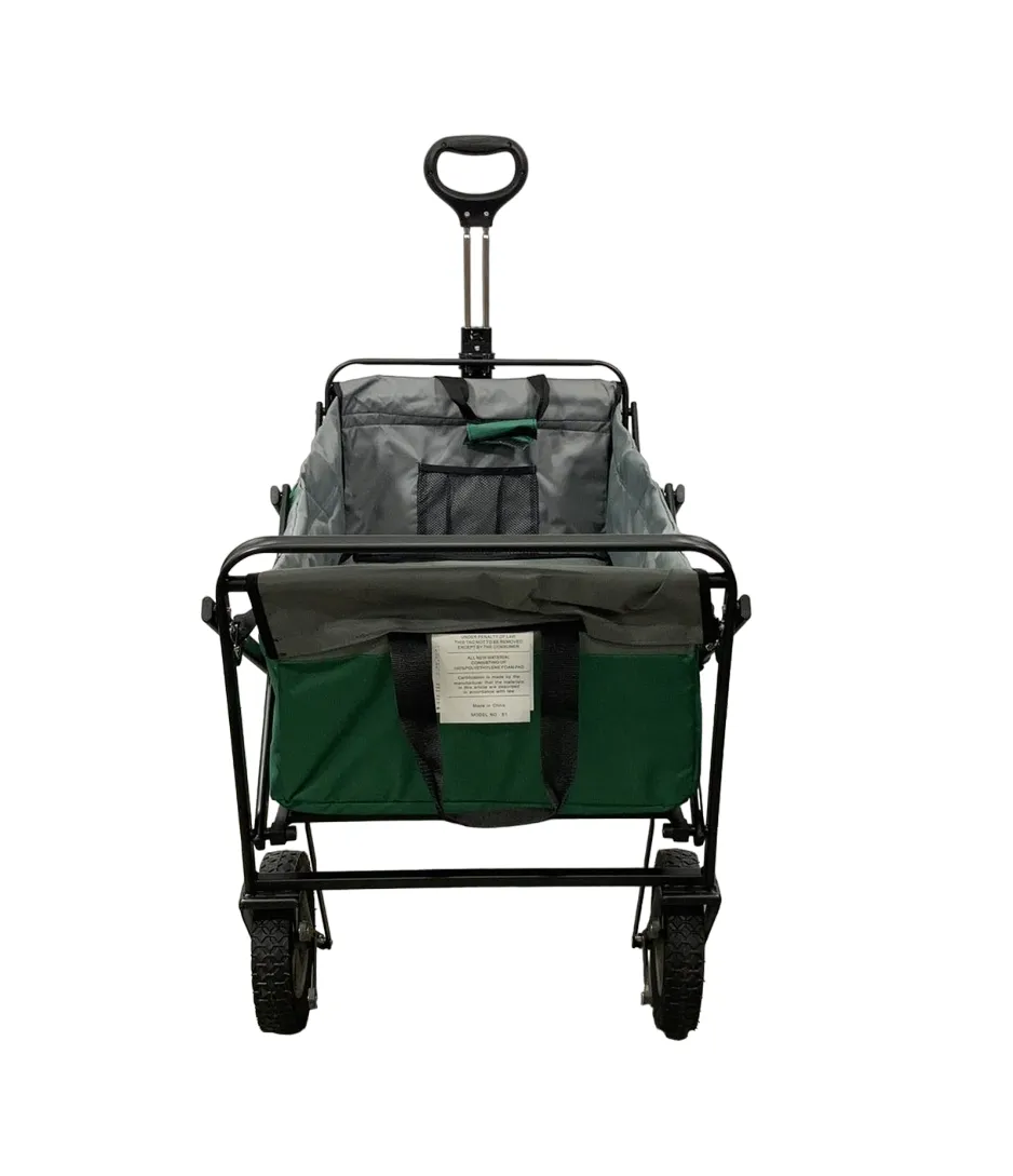 Wonderfold S1 Utility Folding Wagon, Army Green