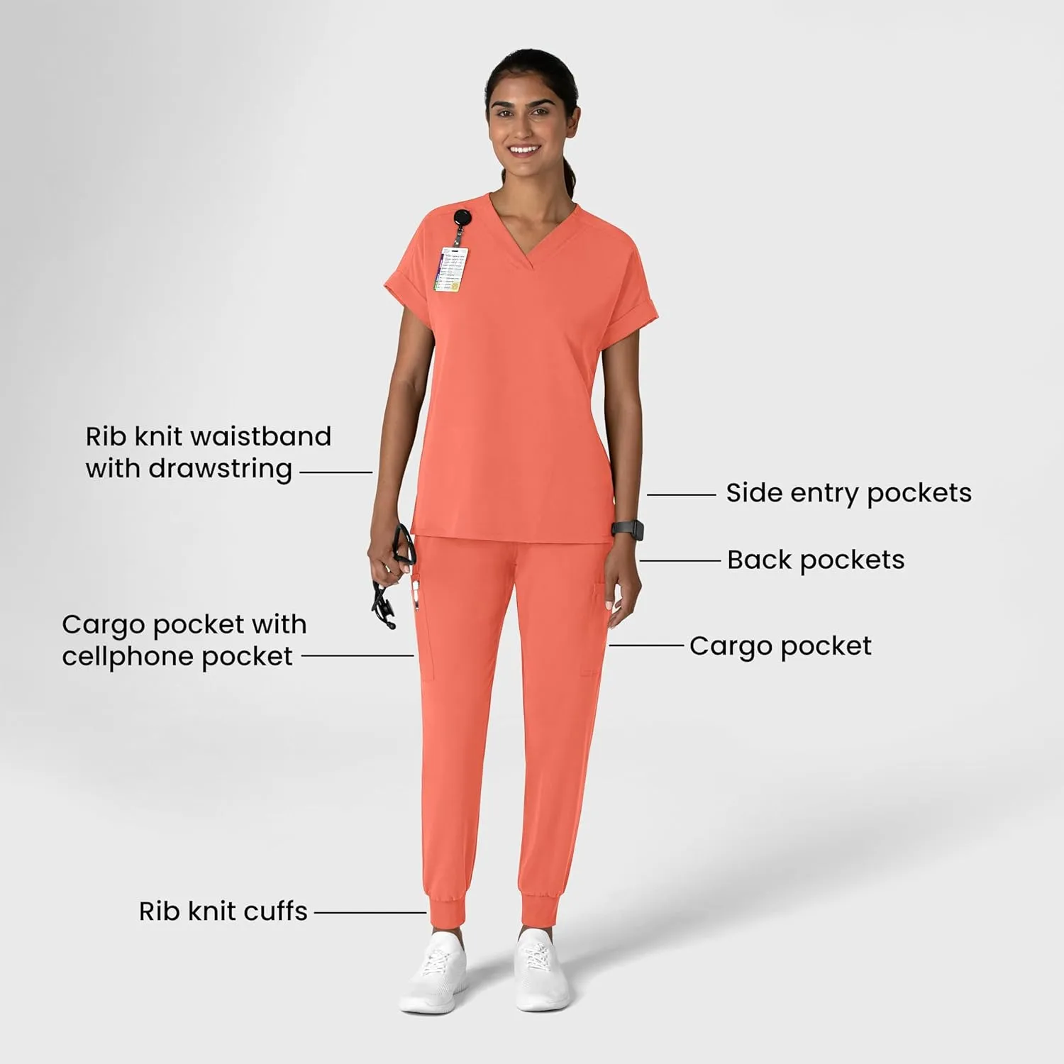 WonderWink Women's Jogger Utility Scrub Pant