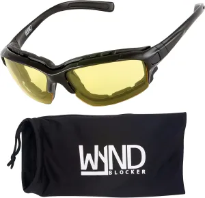 WYND Blocker Motorcycle Riding Glasses Extreme Sports Wrap Sunglasses