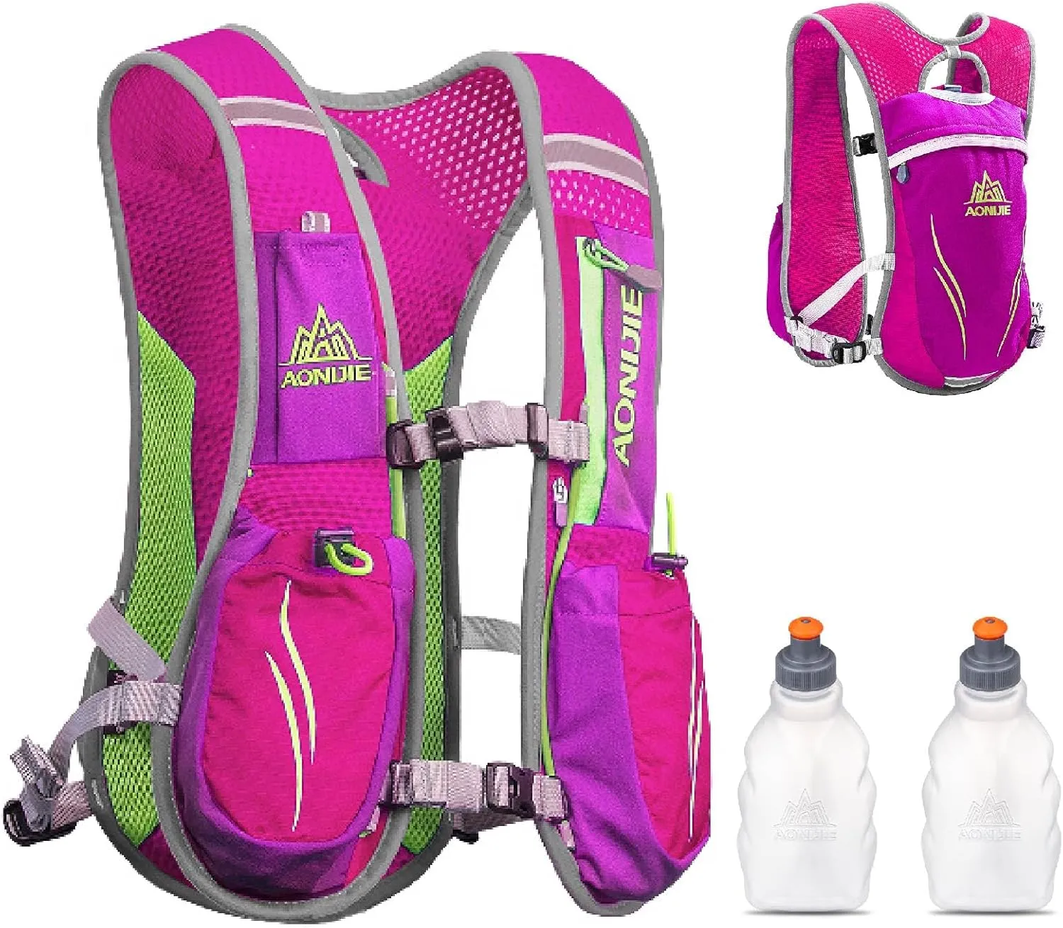 YAPJEB Hydration Vest - 5L Running Water Backpack for Trail, Marathon, Cycling, Hiking - Outdoors Pack