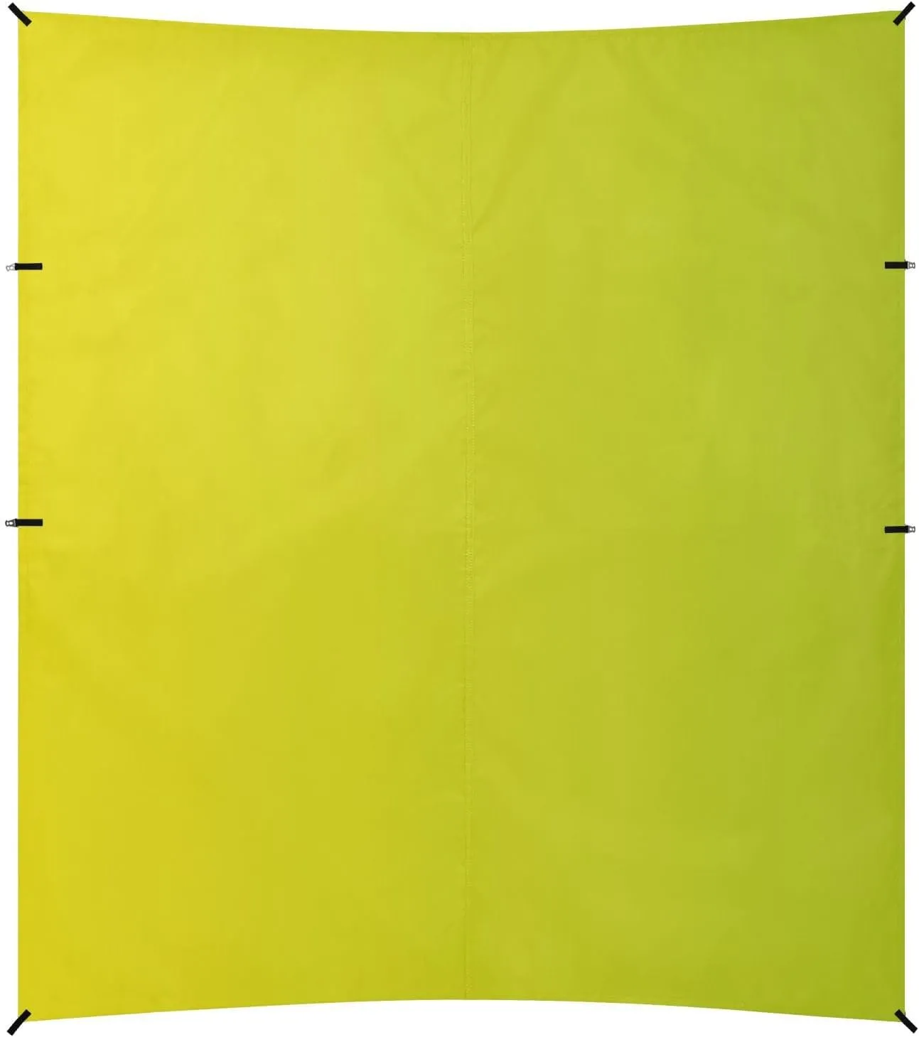 Yellow Gradient Foldable Beach Canopy UPF50  Protection Water-Resistant Portable Sunshade with Sand Shovel for Family Travel
