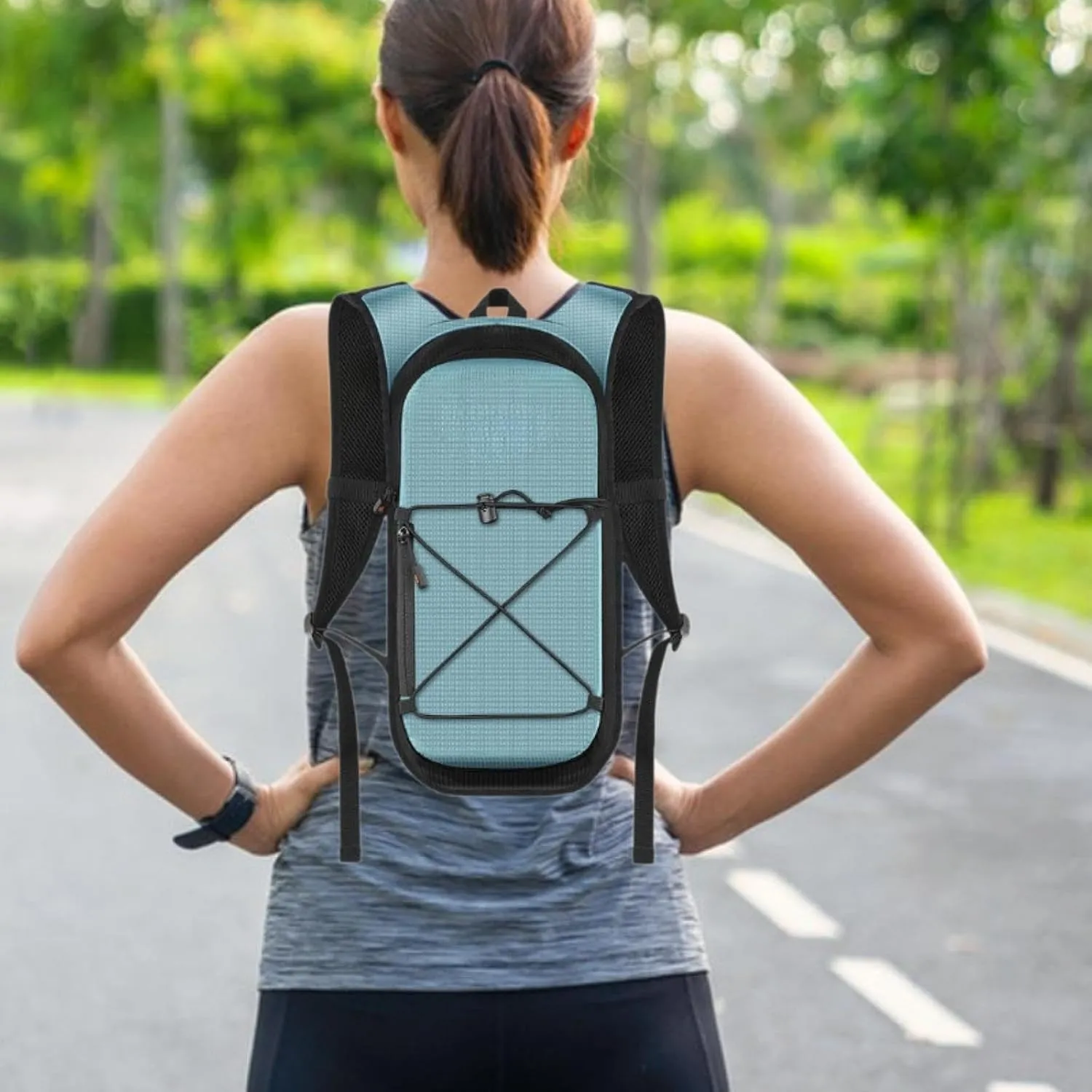 YIJU Hydration Backpack Daypack,Practical Water Rucksack Water Bag Hiking Water Backpack Portable for Camping Backpacking Riding