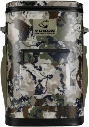 Yukon Outfitters Hatchie Backpack Cooler, 54-Liter Durable Insulated Cargo-Ready Outdoor Hiking Watersports Meals & Beverages Daypack Cooler w/Airtight Zippers, Padded Straps & Carry Handle