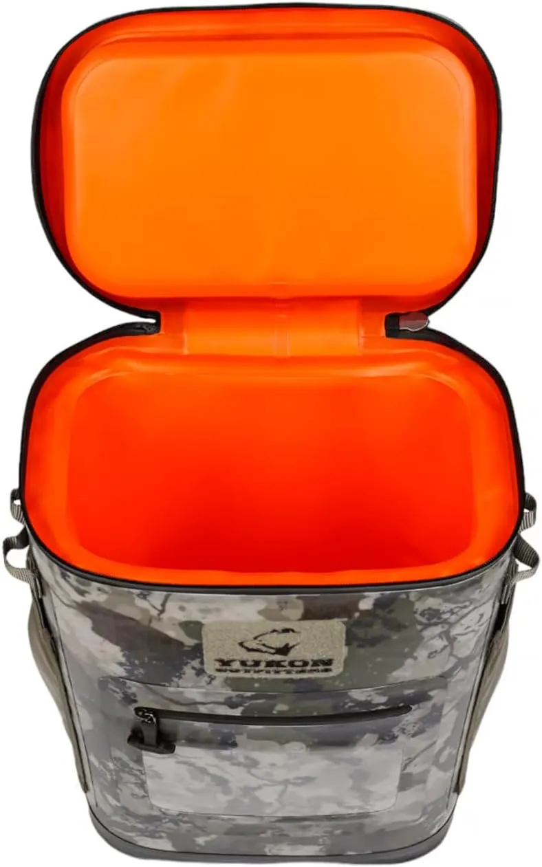 Yukon Outfitters Hatchie Backpack Cooler, 54-Liter Durable Insulated Cargo-Ready Outdoor Hiking Watersports Meals & Beverages Daypack Cooler w/Airtight Zippers, Padded Straps & Carry Handle