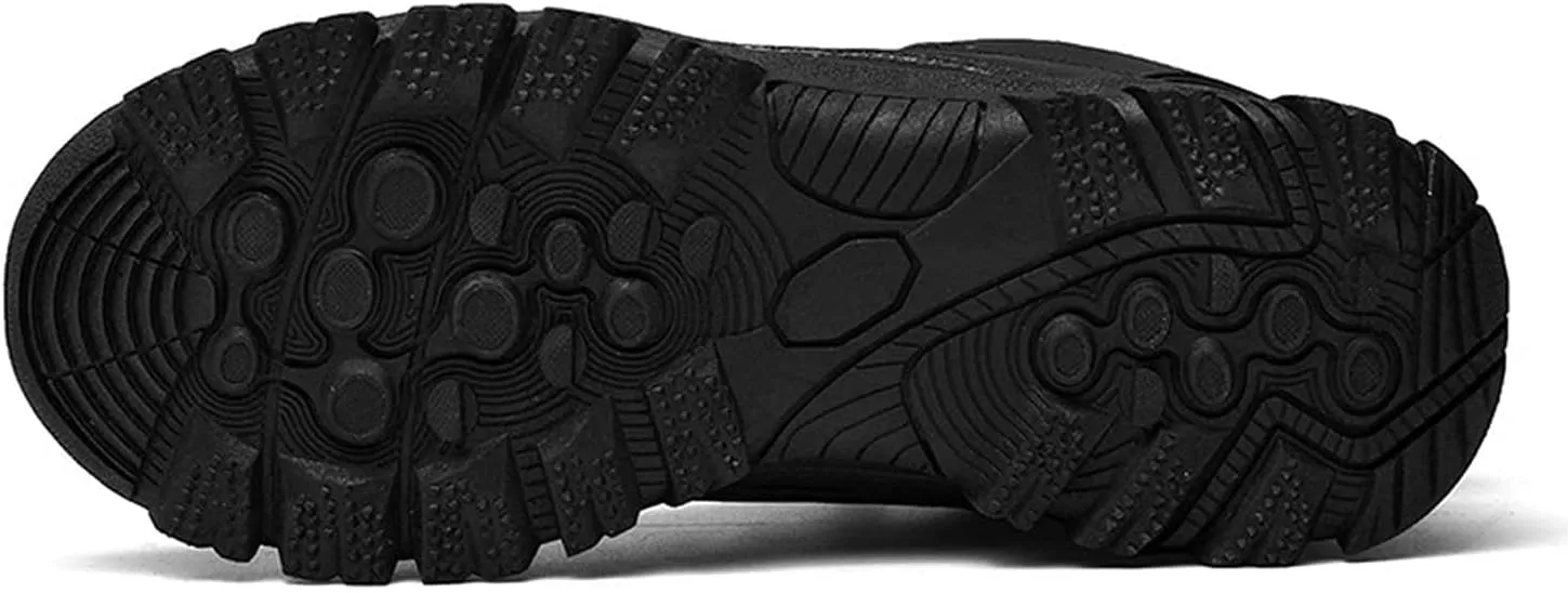 YUKTOPA Men's Waterproof Hiking Shoes Breathable Anti Slip Ankle Booties Durable Hiking Trekking Trails Shoes