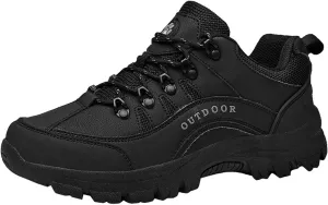 YUKTOPA Men's Waterproof Hiking Shoes Breathable Anti Slip Ankle Booties Durable Hiking Trekking Trails Shoes