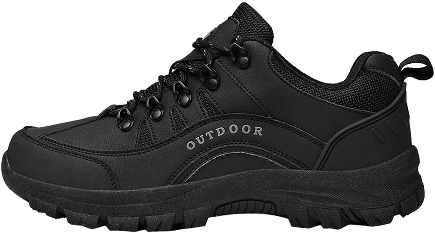 YUKTOPA Men's Waterproof Hiking Shoes Breathable Anti Slip Ankle Booties Durable Hiking Trekking Trails Shoes